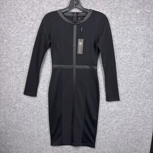 kardashian kollection black lace dress Kardashian Kollection Black Dress Long Sleeve Size M